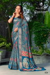 Dastoor Vol 4 By Kashvi Viscose Bright Moss Foil Ladies Saree Wholesale Market In Surat